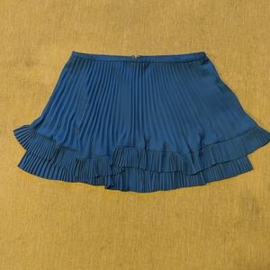 Flirty double layer mini skirt